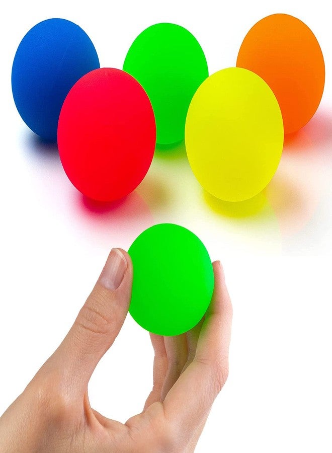 Promote Frosty Bouncy Balls - 80 mm, 2 Pcs, Large, Multi-Color, Hi Bounce, Rubber Balls for Kids & Pets - Image 1
